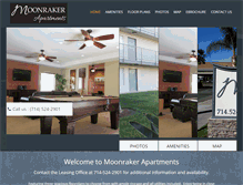 Tablet Screenshot of moonrakerapts.com